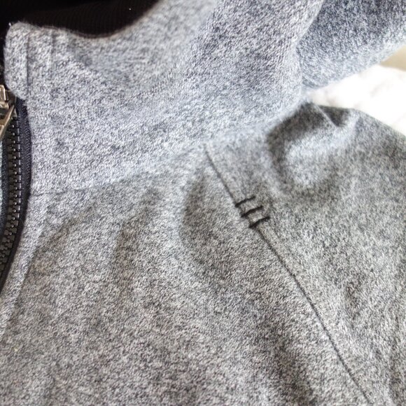 LULULEMON Best Coast Gray Black Full Zip Hooded Jacket – Mens Sz ? - Picture 4 of 8